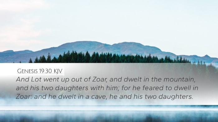 Genesis 19:30 Bible Commentary