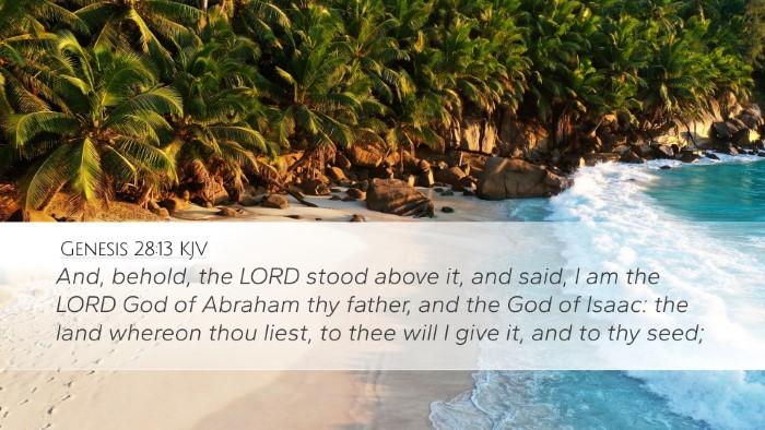 Genesis 28:13 Bible Commentary