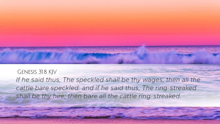 Genesis 31:8 Bible Commentary