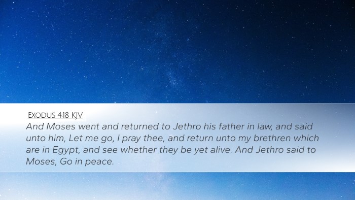 Exodus 4:18 Bible Commentary