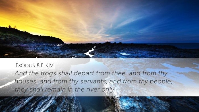 Exodus 8:11 Bible Commentary