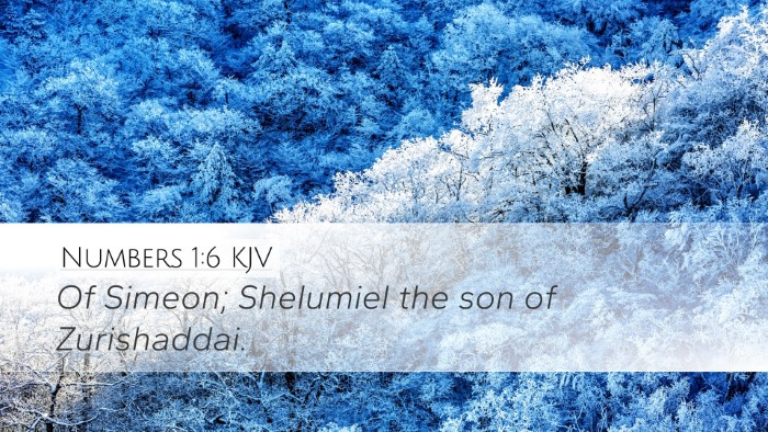 Numbers 1:6 Bible Commentary