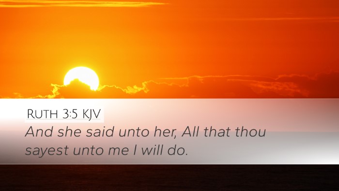 Ruth 3:5 Bible Commentary