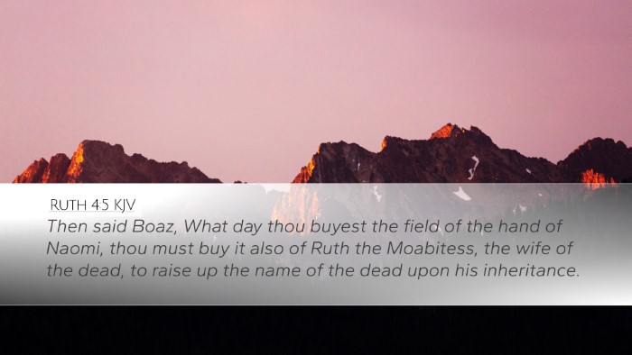 Ruth 4:5 Bible Commentary