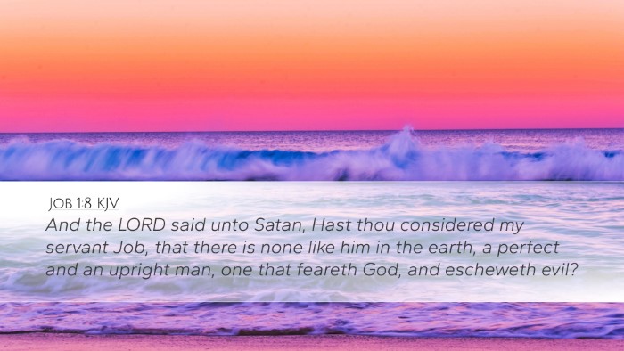 Job 1:8 Bible Commentary