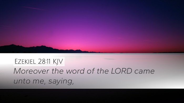 Ezekiel 28:11 Bible Commentary