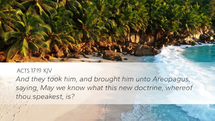 Acts 17:19 Bible Commentary
