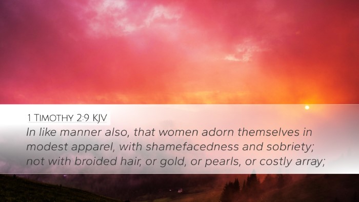 1 Timothy 2:9 Bible Commentary