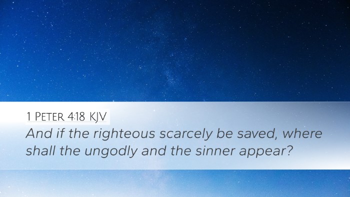 1 Peter 4:18 Bible Commentary