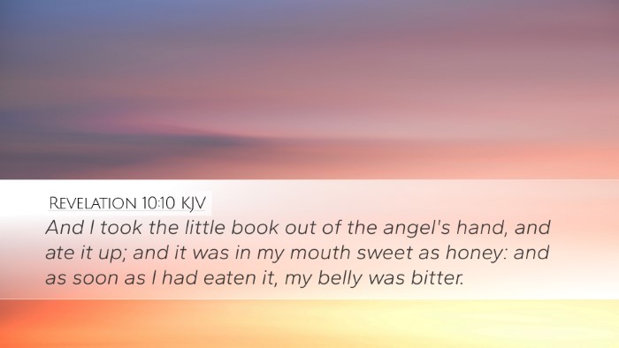 Revelation 10:10 Bible Commentary